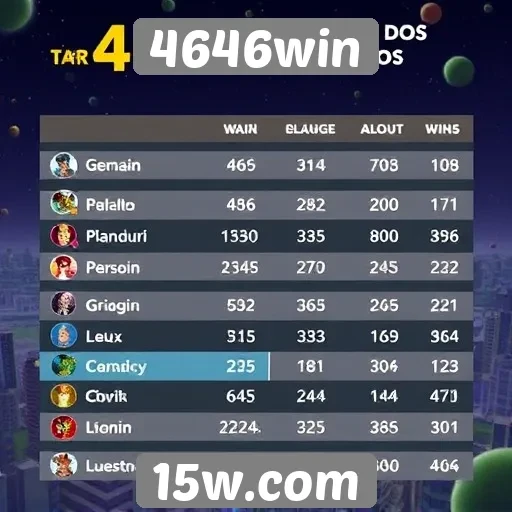 Estatísticas de jogos populares em 4646win